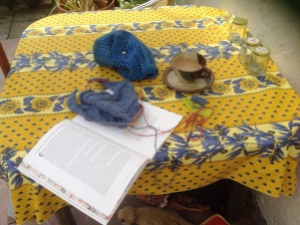 Knitting and research reading
