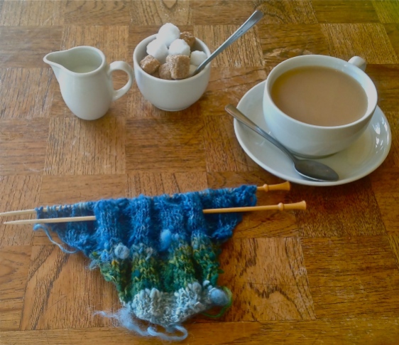 Trial knitting